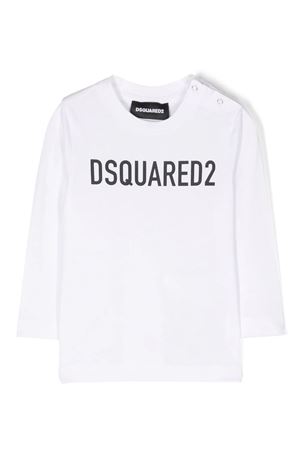 White cotton T-shirt DSQUARED KIDS | DQ2007D0A4CDQ100